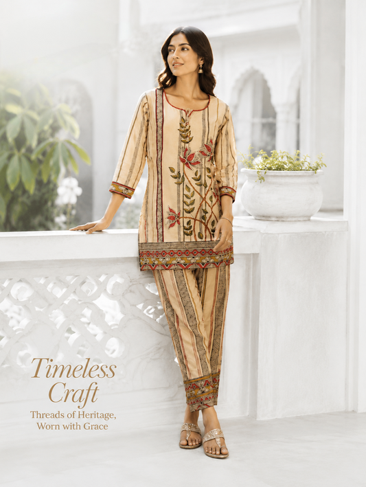 Raniriwaaz Vanya Lotus Trail Co-Ord Set