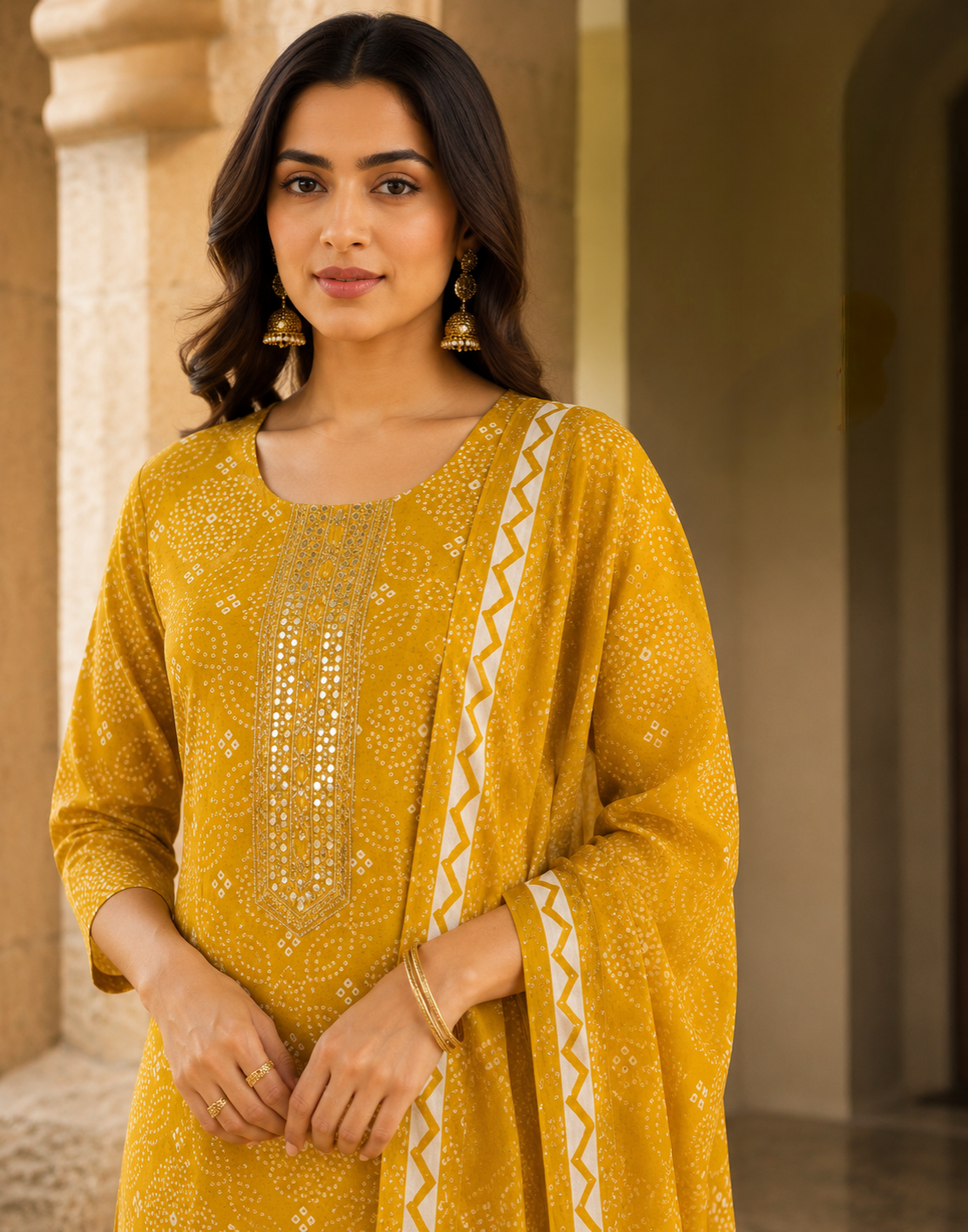 Mustard Majesty Kurta Set