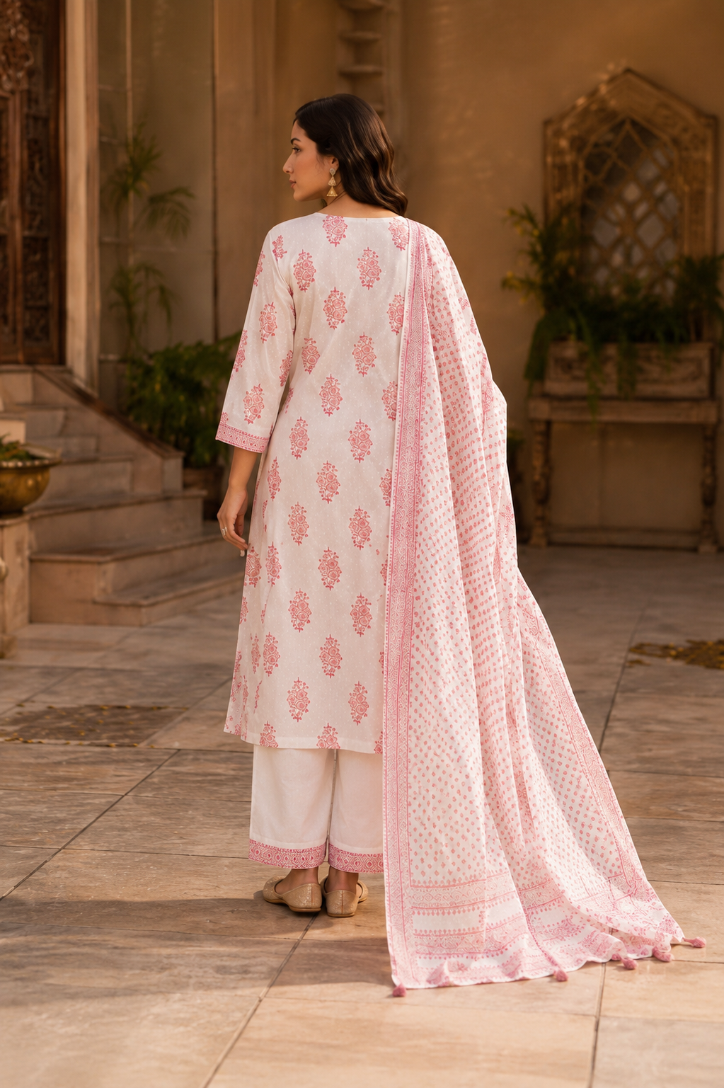 Rosy Noor Anarkali Frock Set