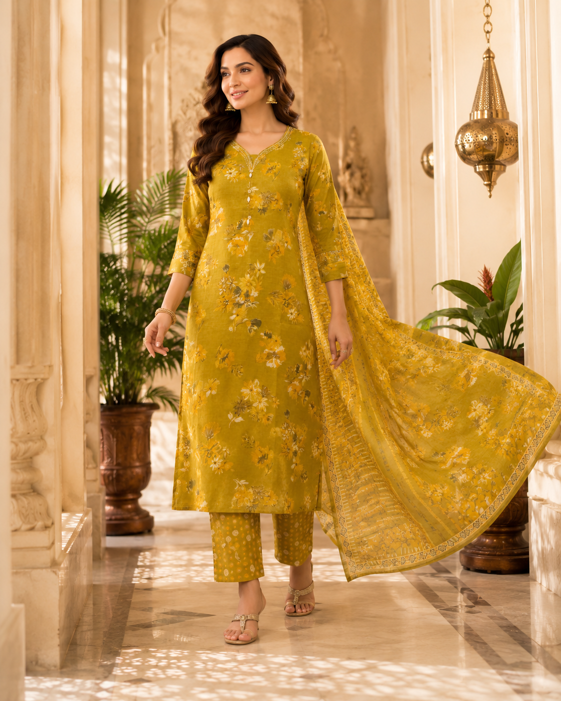 Petal Poetry Kurta Set