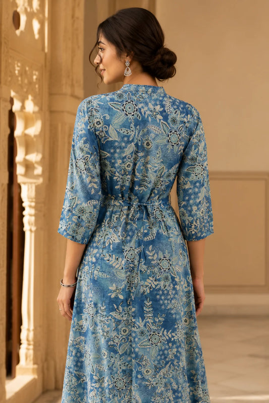 Floral Printed Midi Dress
