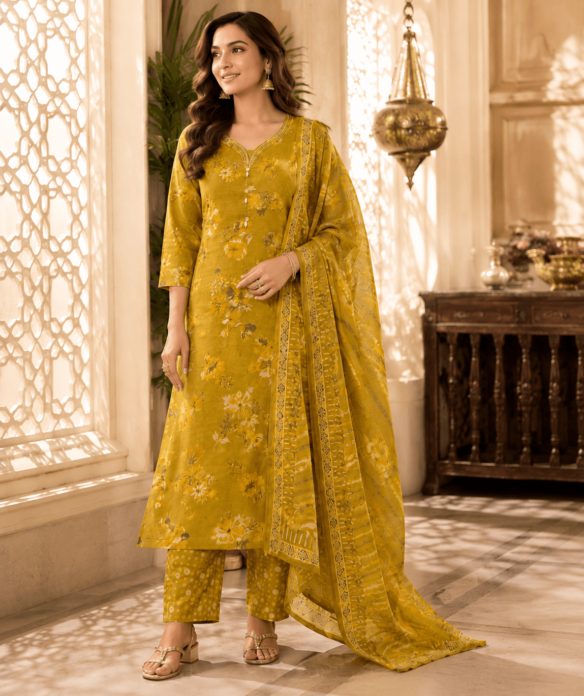 Petal Poetry Kurta Set