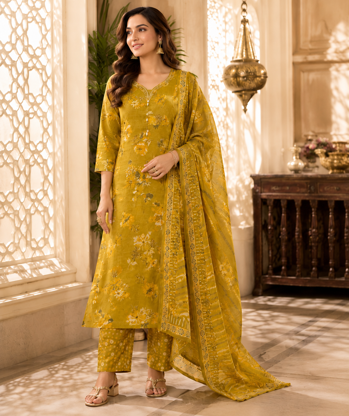 Petal Poetry Kurta Set