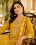Mustard Majesty Kurta Set