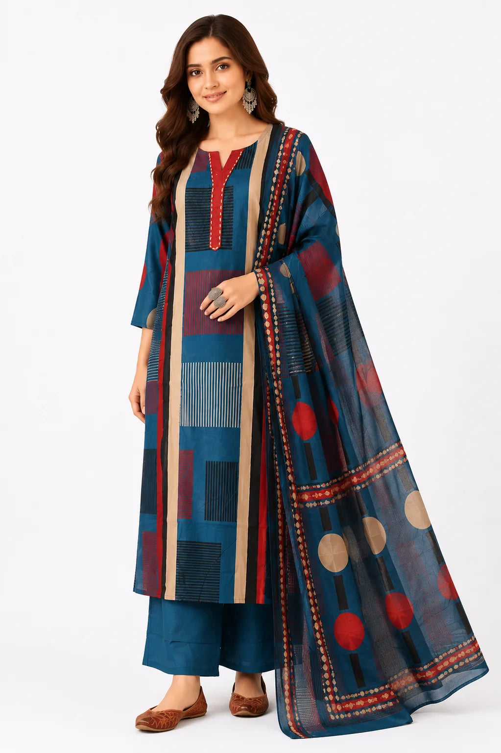 Pure Cotton Printed Kurta Set