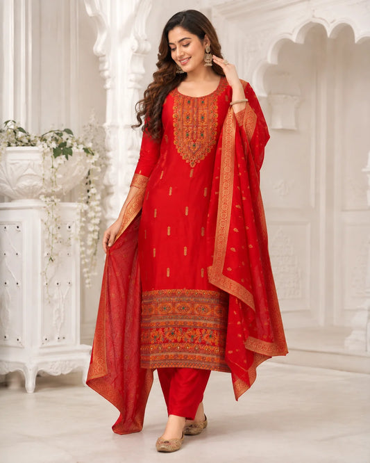 Rajrani Dola Silk Kurta Set