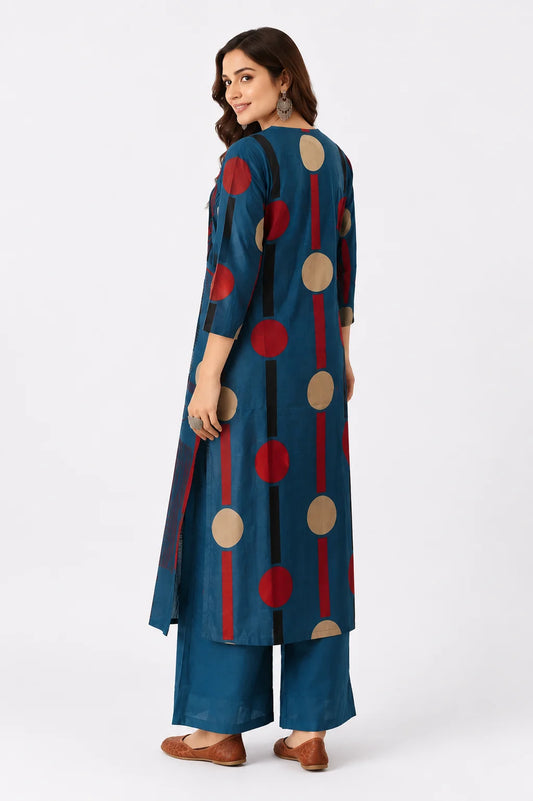 Pure Cotton Printed Kurta Set