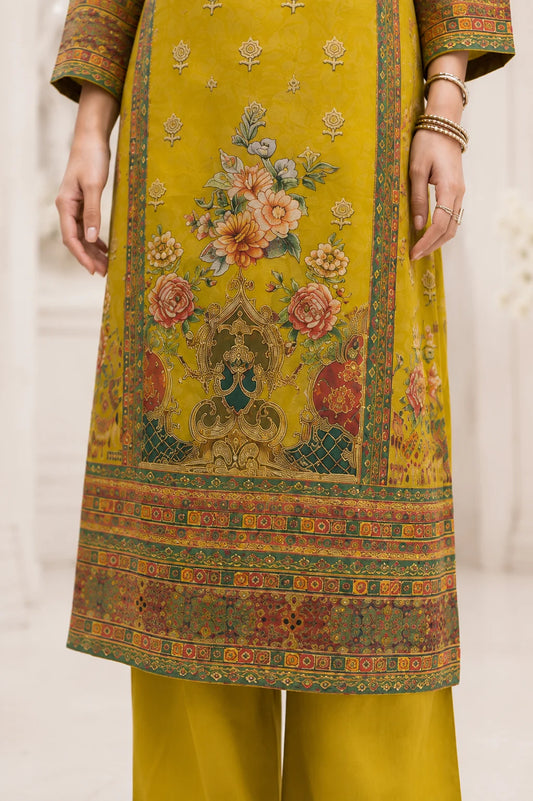 Meher Goldwork Muslin Silk Kurta Set