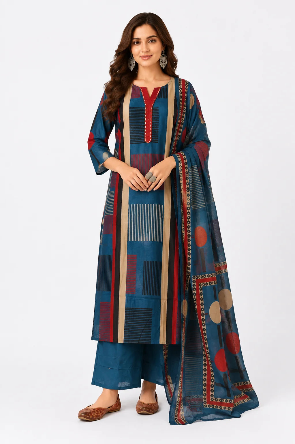 Pure Cotton Printed Kurta Set