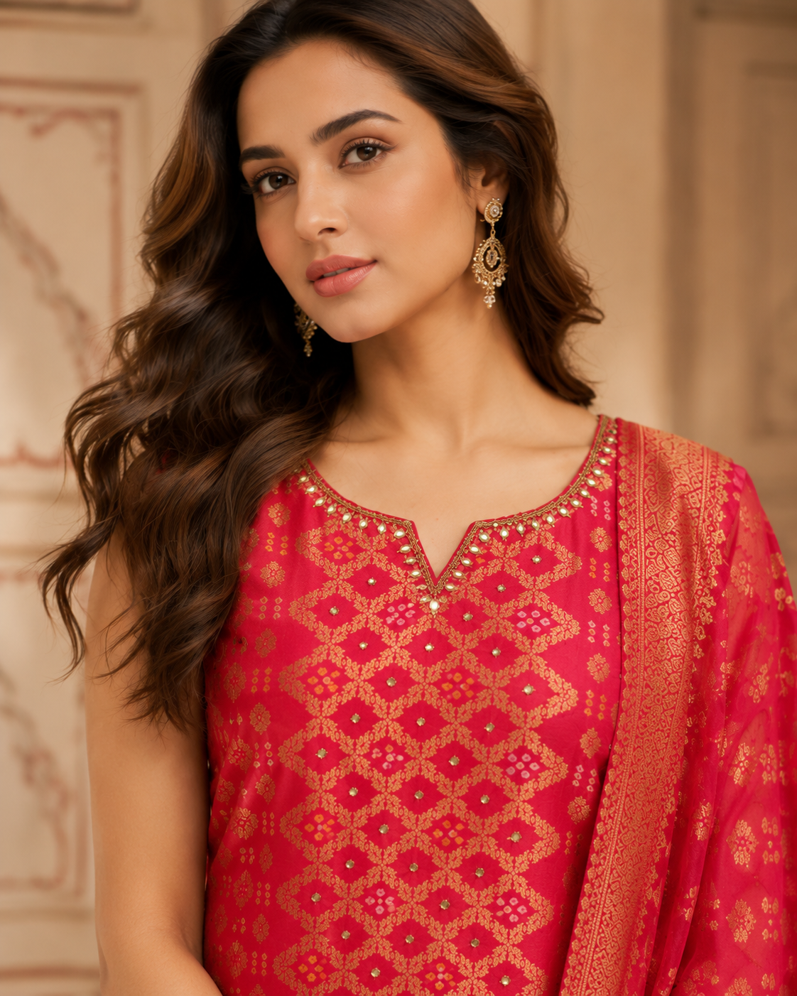 Raniriwaaz Gulnaar Pure Dola Silk Festive Set