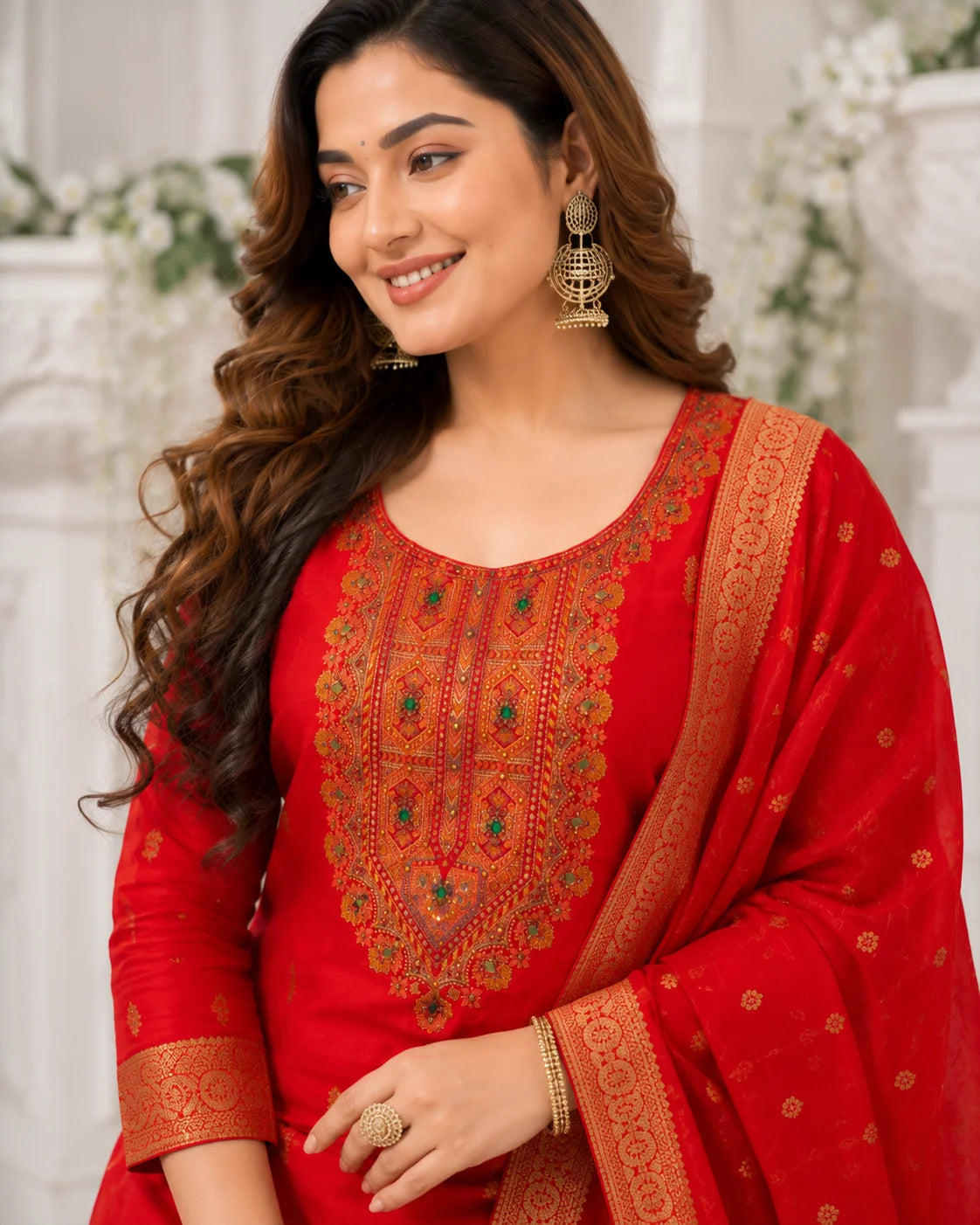 Rajrani Dola Silk Kurta Set