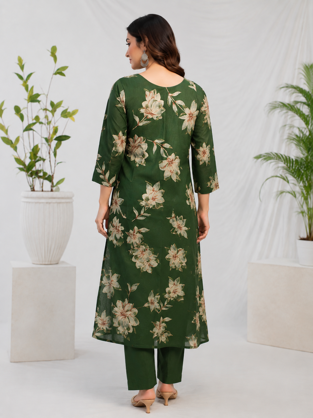 Raniriwaaz Emerald Bloom Kurta Set