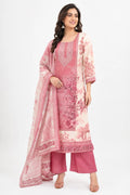 Scenic Bloom Embroidered Muslin Silk Kurta Set